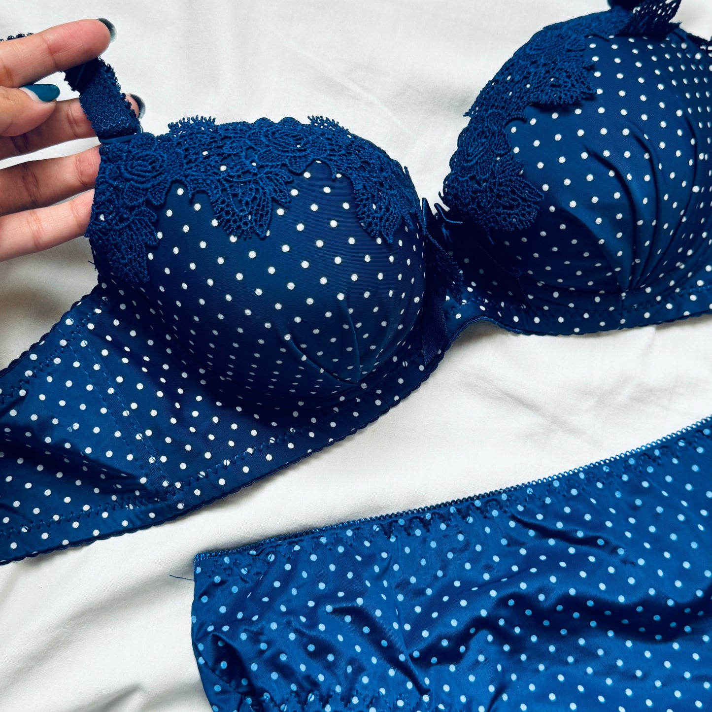 Polka Dots Bra Set