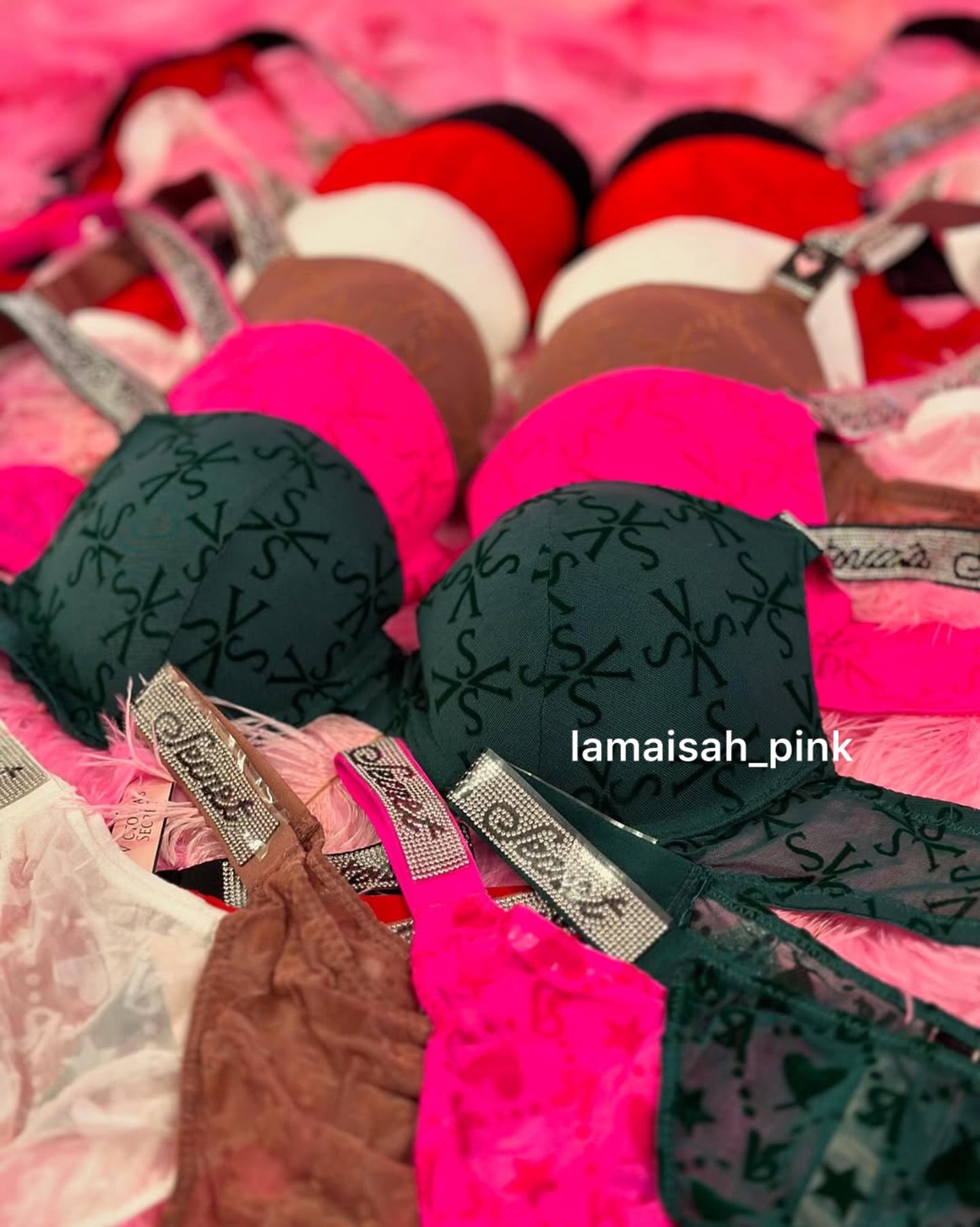 VS Bra Set(Candy Pink💕)