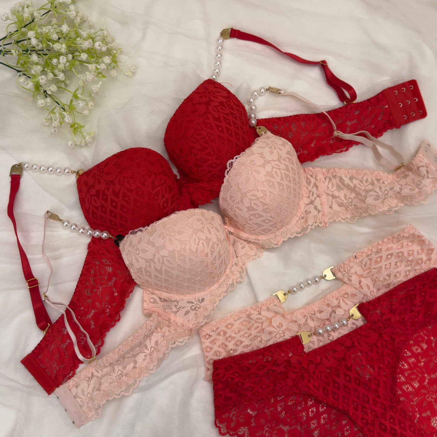 Pearl Bra Set