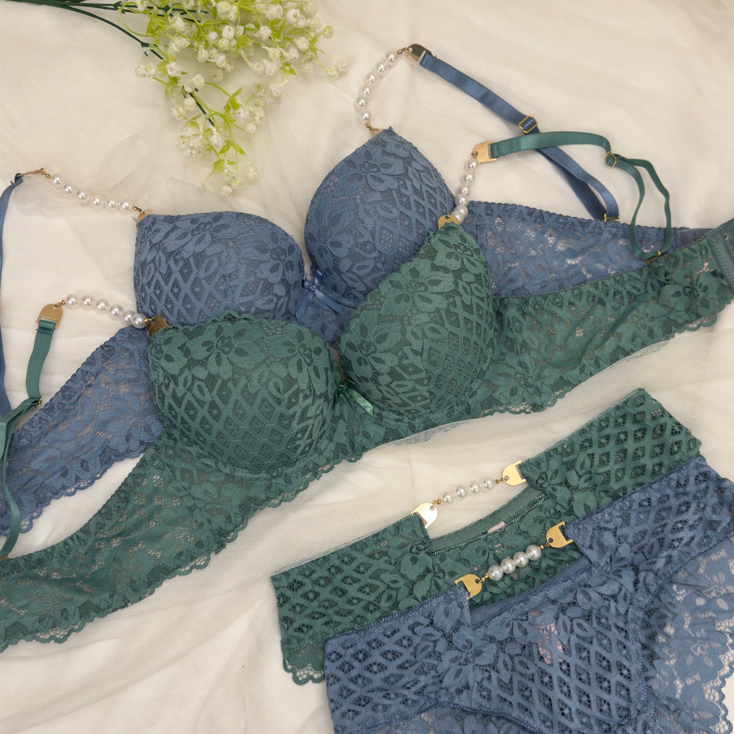 Pearl Bra Set