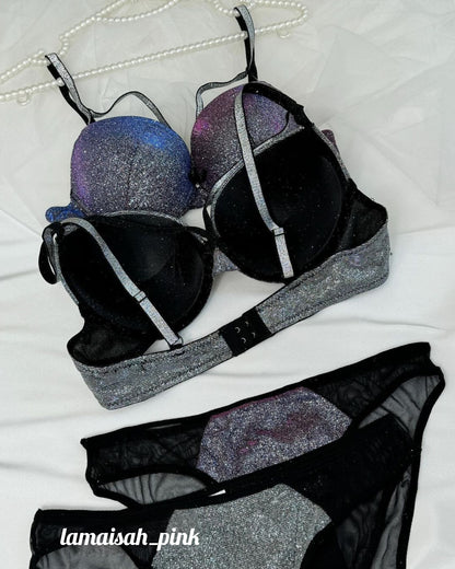 Glittery & Sparkly Bra Set