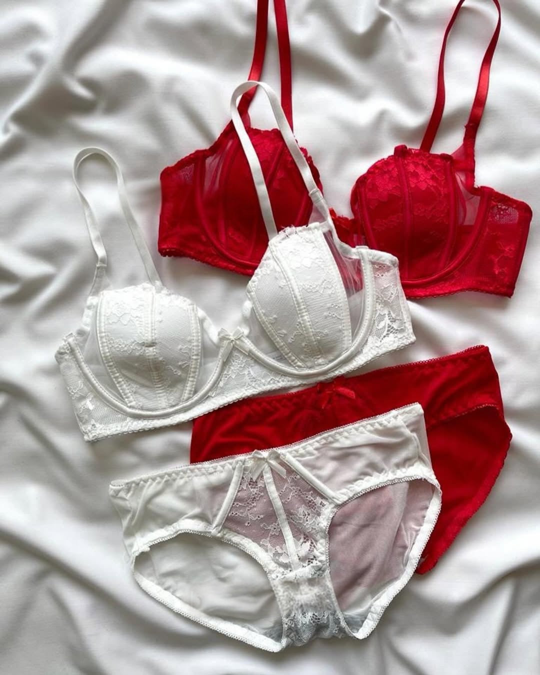 Half Net Stylish Bra Set