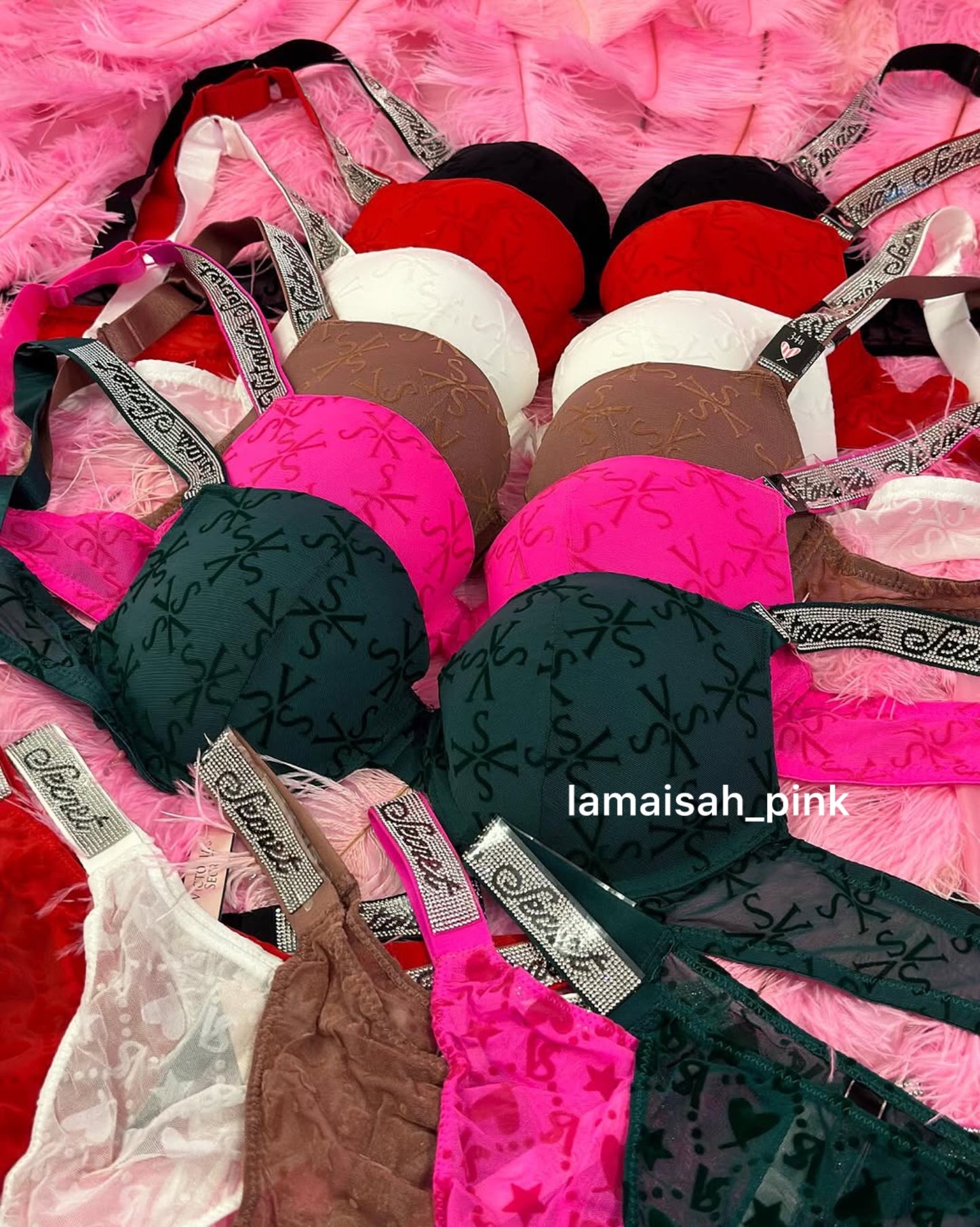 VS Bra Set(Emerald Greeen🌲)