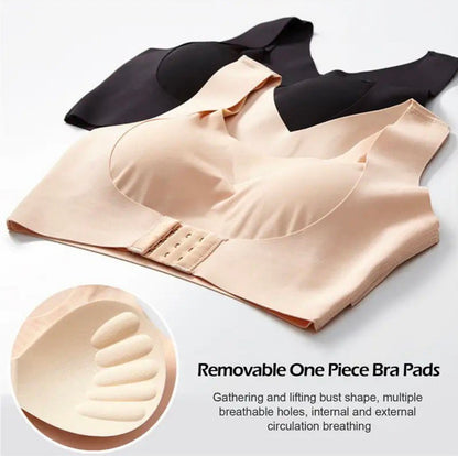 Plain Seamless Cross Posture Correction Bra