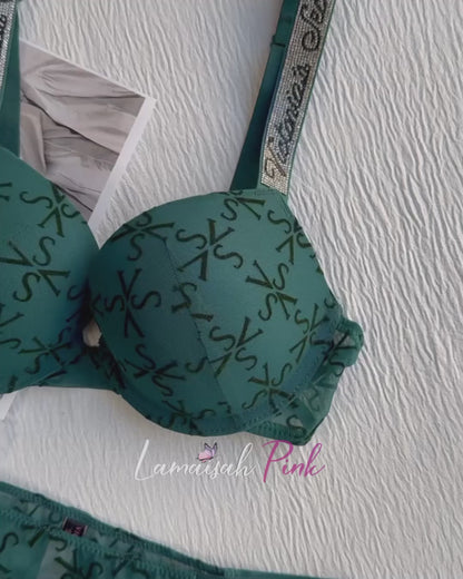 VS Bra Set(Emerald Greeen🌲)